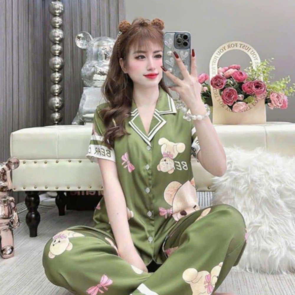 Green Teddy Bear Pajamas